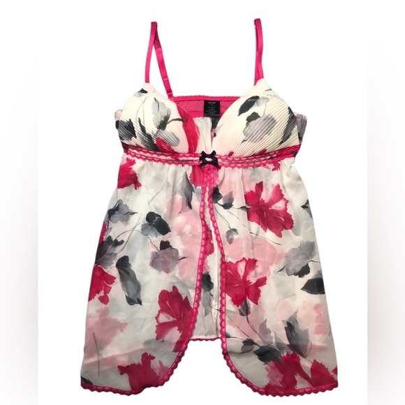 Apt 9 Laura’s Floral BabyDoll Lingerie - Picture 1 of 7